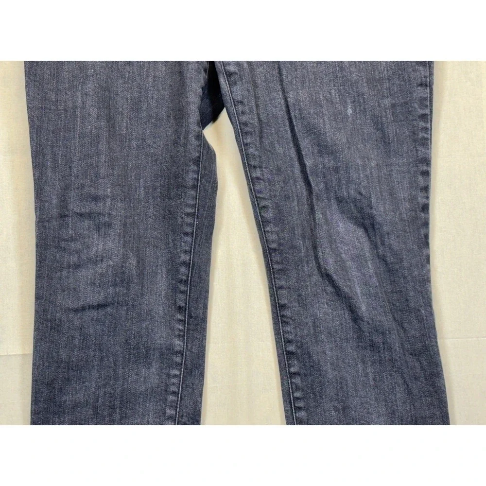 Tommy Hilfiger Spirit Jeans Women 10 Grey Mid Rise Skinny Leg Embroidered Pocket